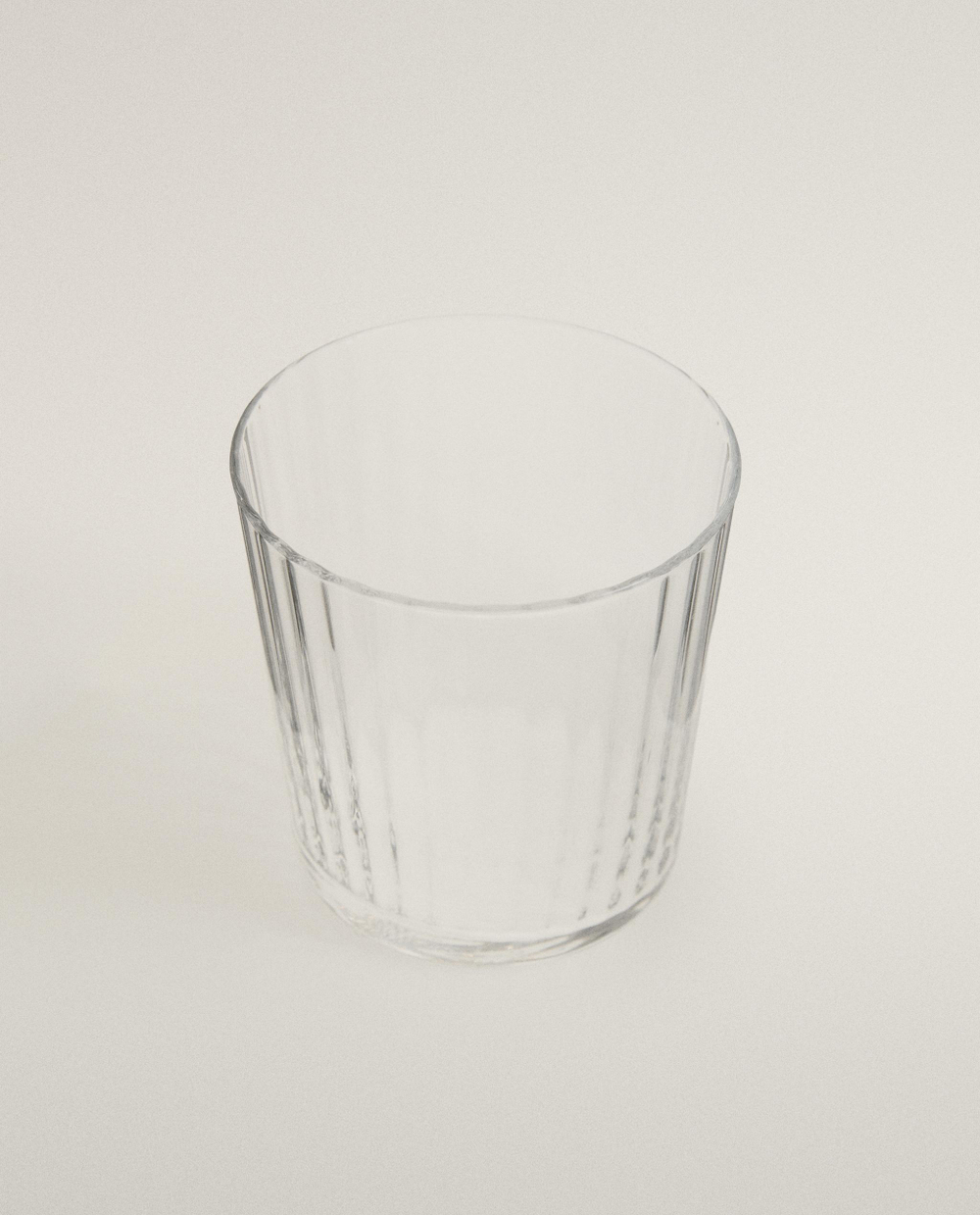 Zara Home стакан из стекла, цвет прозрачный, 9 см · 9226/401