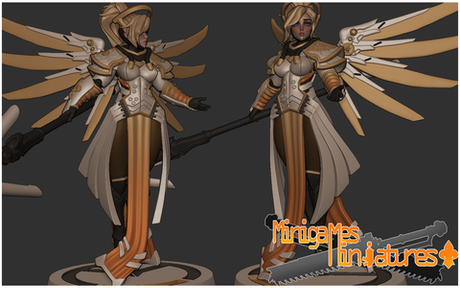 Фигурка-миниатюра Мерси Overwatch ✿◡‿◡)