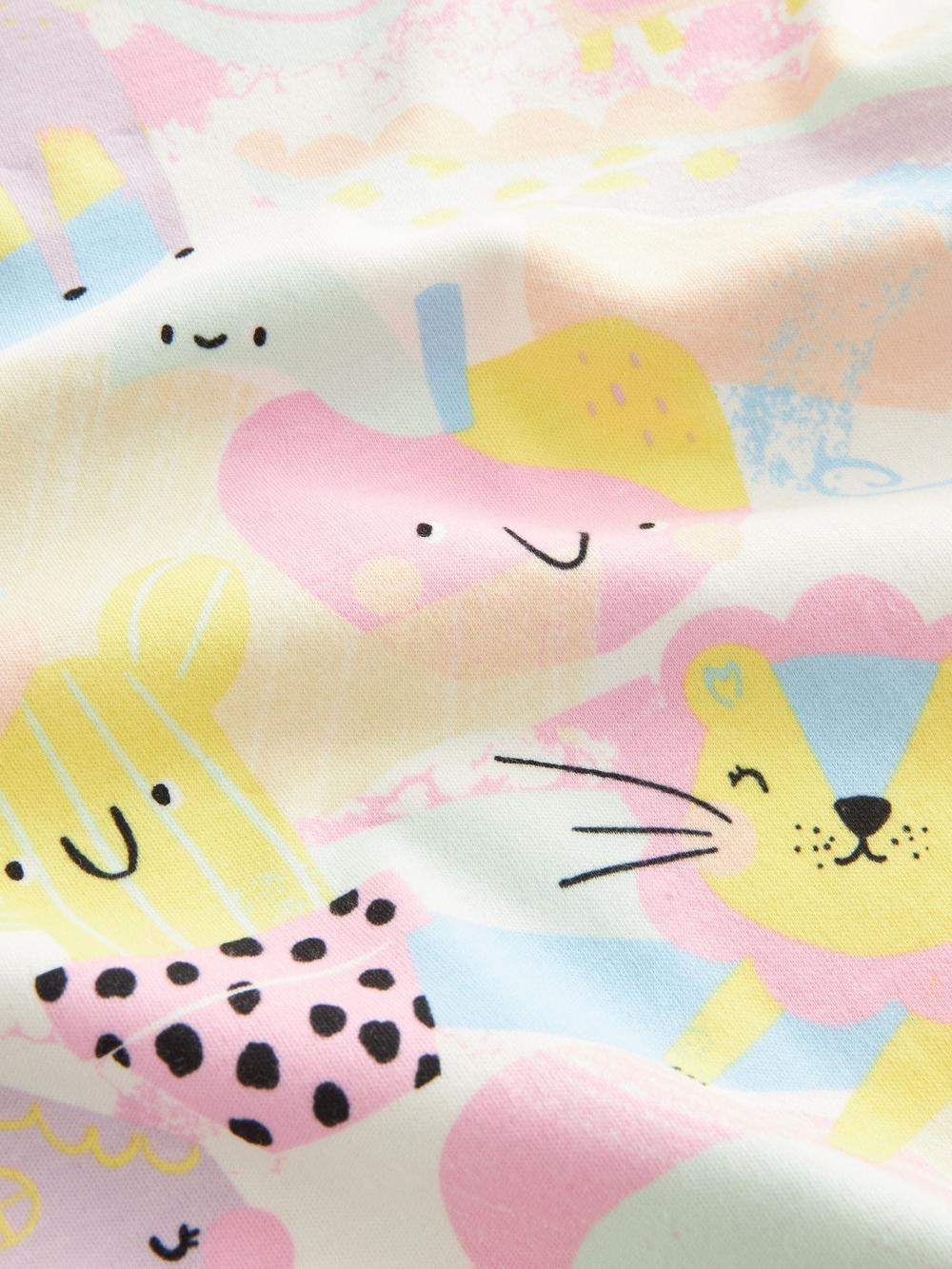 Пижама для девочки Next Q63-712, 3 шт., Сиреневый, Голубой