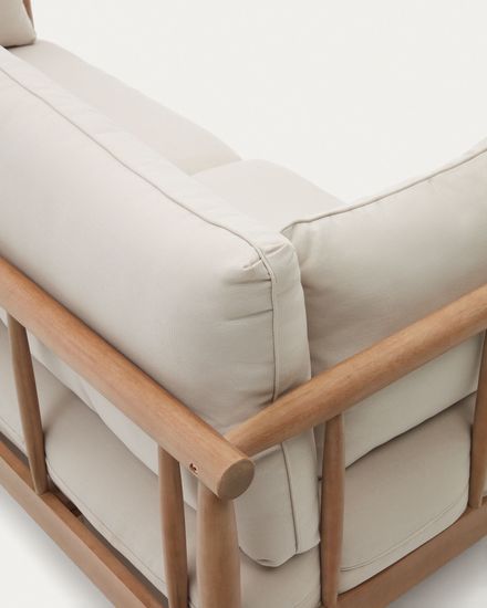 Sacova 2-местный диван из массива эвкалипта 195 см Испания