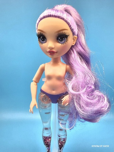 Кукла Рейнбоу Хай Виола - прозрачные ножки с блестками