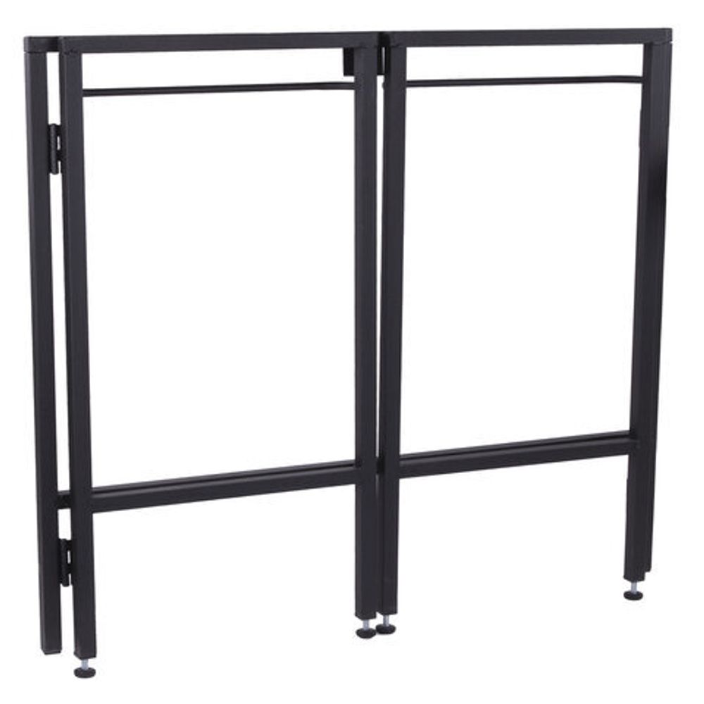 Стол BRABIX "Smart CD-010", 1000х505х795 мм, ЛОФТ, складной, металл/ЛДСП ясень, каркас черный, 641877