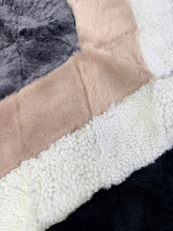 Меховой Коврик прикроватный накидка на кресло из овчины