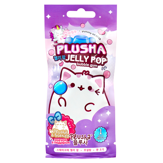 Мармеладный набор желейного Plusha Jelly pop (бабл-гам)