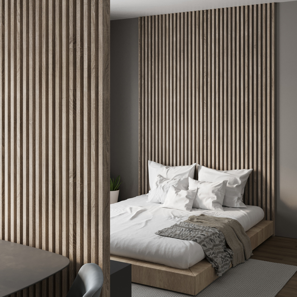 Интерьерная рейка МДФ STELLA Ривьера Дуб Винтаж 40*30*2700 (уп.4 шт.)