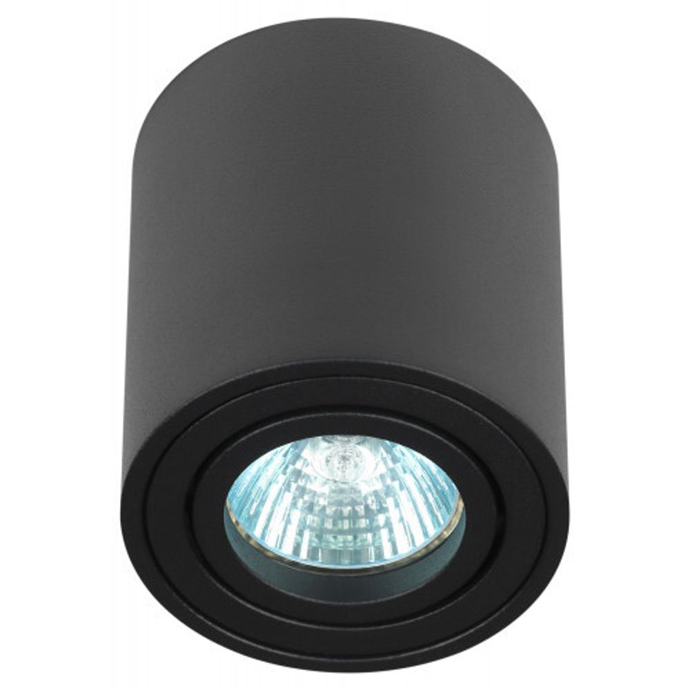 Светильник настенно-потолочный спот ЭРА OL21 BK MR16/GU10, черный, поворотный