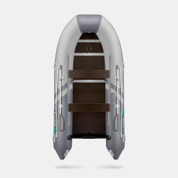 Надувная лодка GLADIATOR B330 светло-темносерый