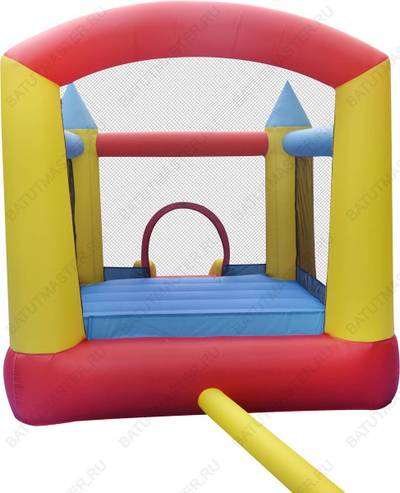 Батут для дачи "В гостях у зверюшек" 2,8*2,1*2,5 м