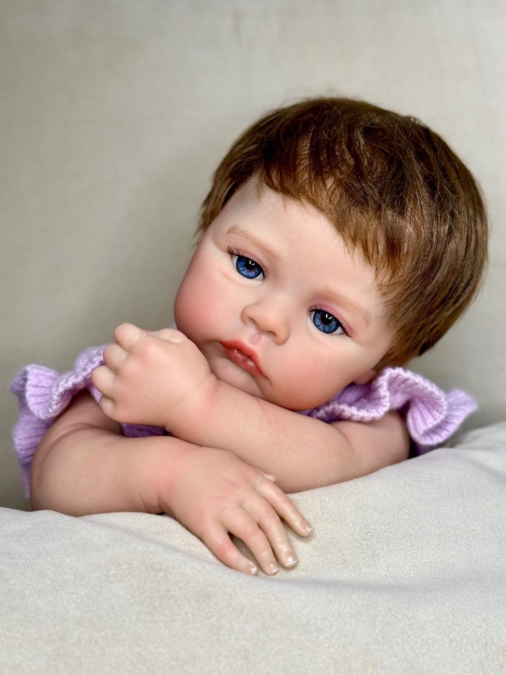 Кукла Реборн мягконабивная 46см (FA-537)