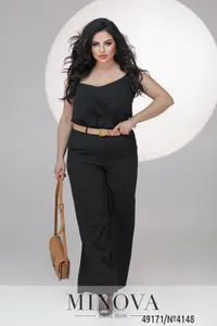 Брюки 4148-черный Minova