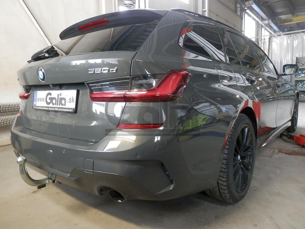Оцинкованный фаркоп на BMW 3-Series седан/универсал 2018-, BMW 4-Series G22 coupe 2020-, BMW 4-Series G26 Gran Coupe 2021- (без электрики), Galia B025A