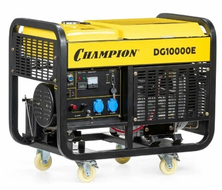 Электростанция дизельная с воздушным охлаждением CHAMPION DG10000E
