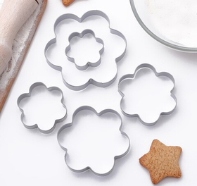 Набор форм для вырезания печенья «Ромашка», 5 шт, 7,8х7,8 см