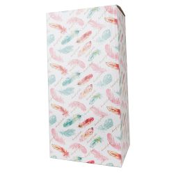 Чайный сервиз 12пр. "Перья" (6 персон) на металлической подставке v=250мл. (керамика)