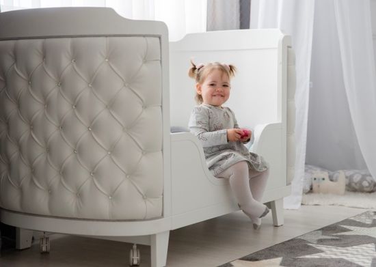 Бортик-ограничитель для кроватки Elegance (белый)