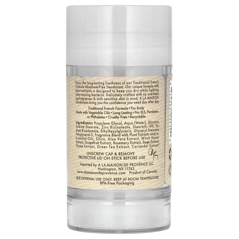 A La Maison de Provence, дезодорант, жимолость, 70 г (2,4 унции)