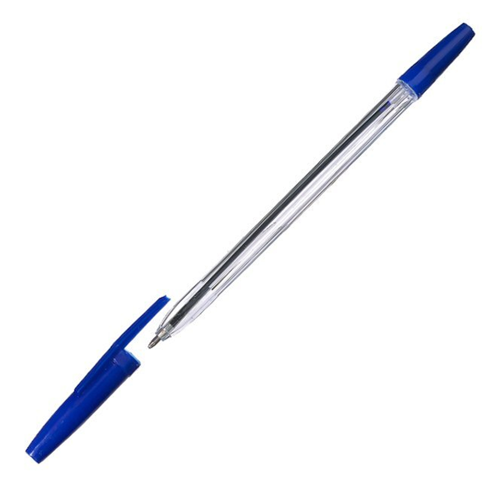 Ручка шариковая Workmate 944, синяя, диаметр шарика 0,7 мм, толщина письма 0,5 мм, 100 штук