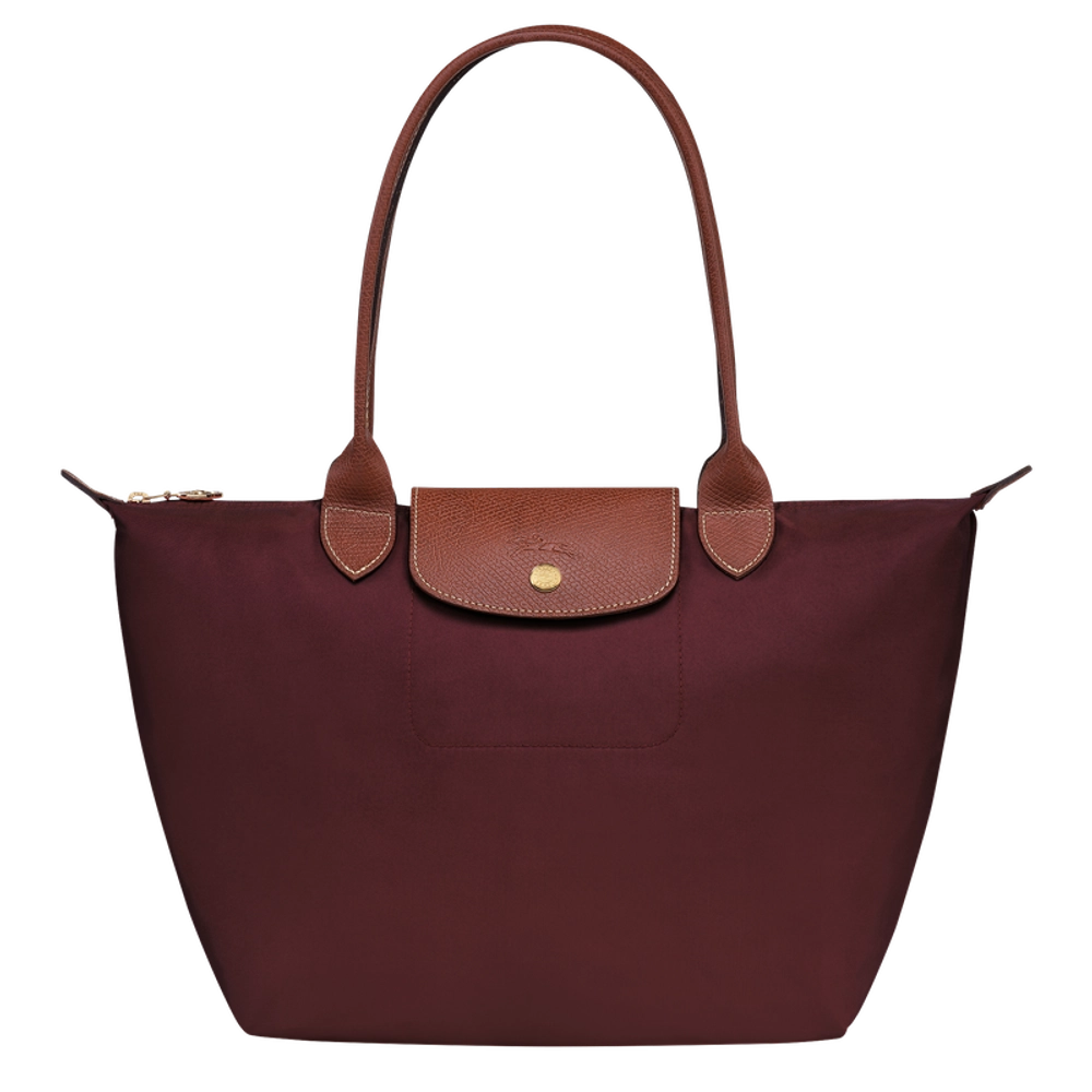 Longchamp Le Pliage Original M Tote Bag "Burgundy - Recycled Сanvas"