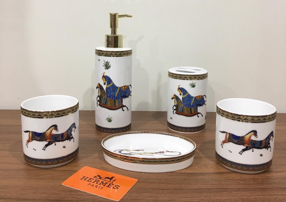 Набор для ванной Hermes 5 предметов
