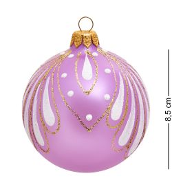 Элита НФШ-1374/4 Набор ел.украшений Шар 2шт «Перо павлина» 85 мм