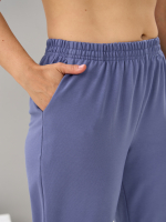 Костюм с брюками КБф-055О/серо-фиолетовый-п