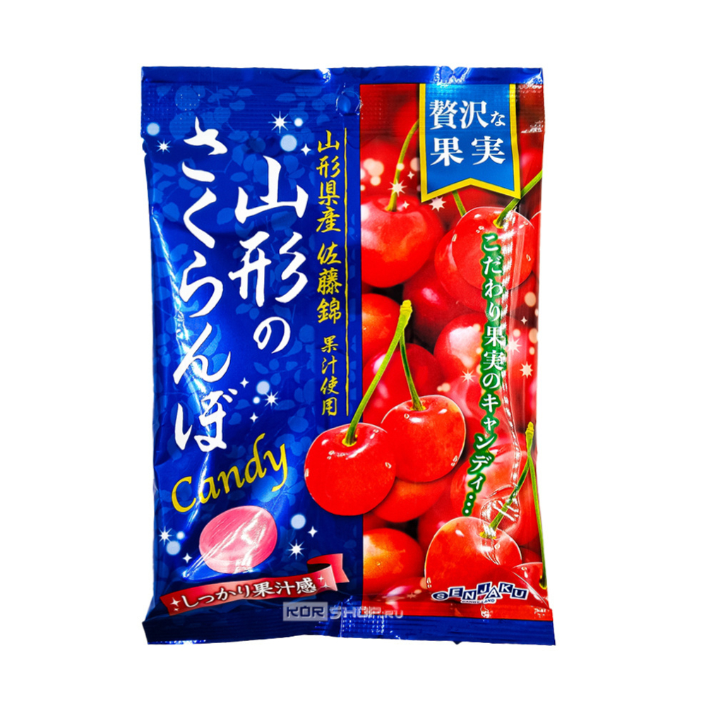 Senjaku карамель со вкусом вишни, 52 гр