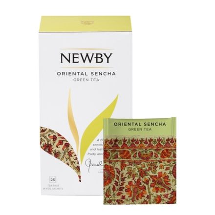 Чай зеленый в пакетиках Newby Oriental Sencha, 25 пак