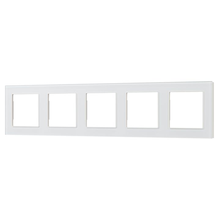 Рамка стеклянная FRM-GLARE-GS-5-WH Arlight 043805