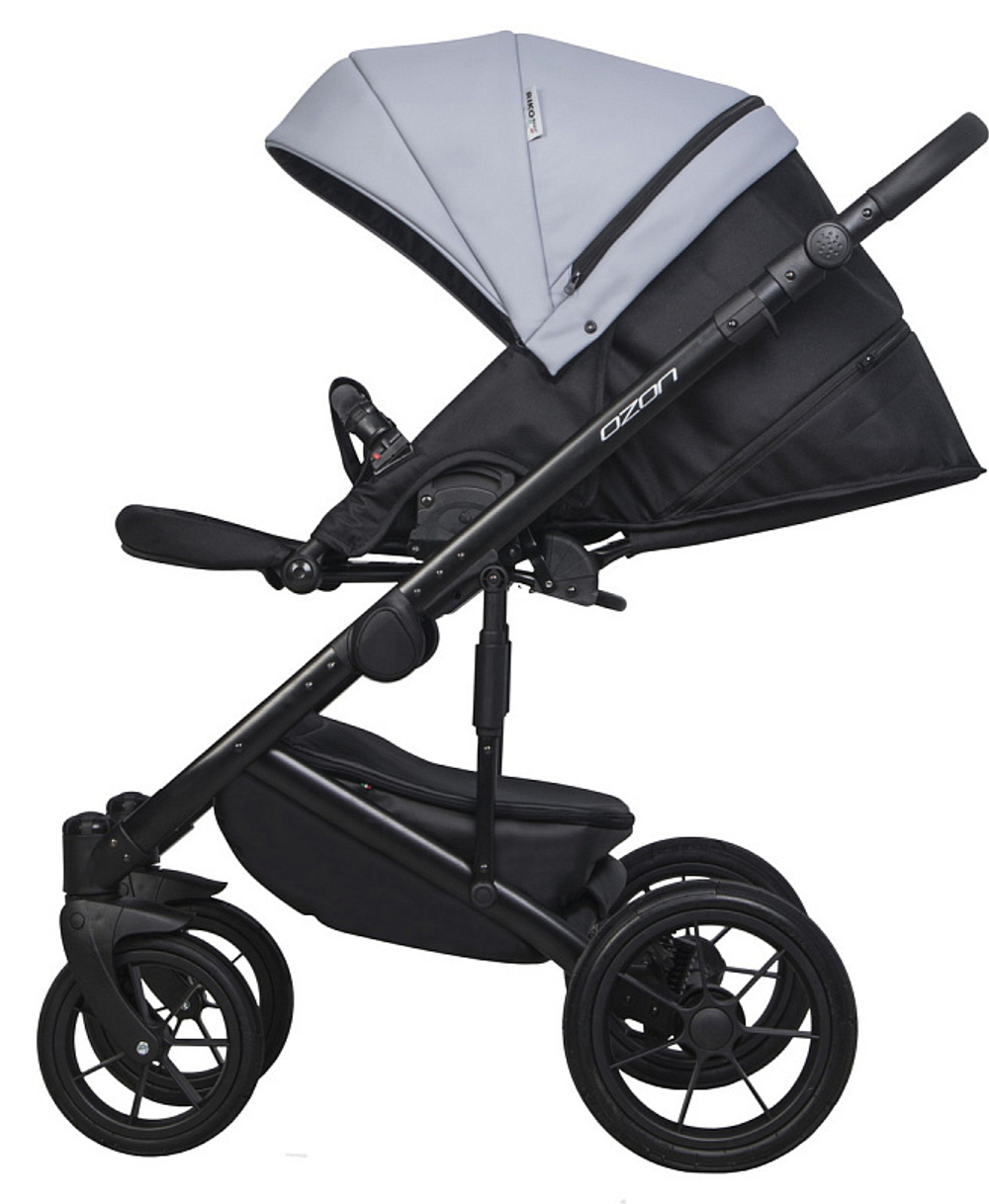 Детская коляска Riko Basic Ozon Pastel 3 в 1 04 серый