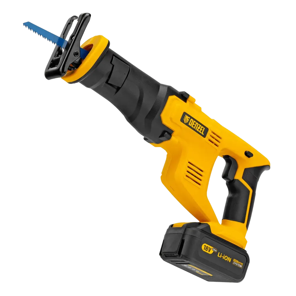 Пила сабельная аккумуляторная CRC-115, 18В Li-Ion Denzel, 28465