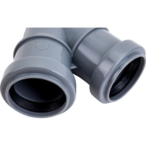 Тройник Политэк Пайп 40х40/45гр. ВК (25) купить в Москве и Московской области по низкой цене с доставкой по России — (3) Тройник Политэк Пайп 40х40/45гр. ВК (25) — (3)