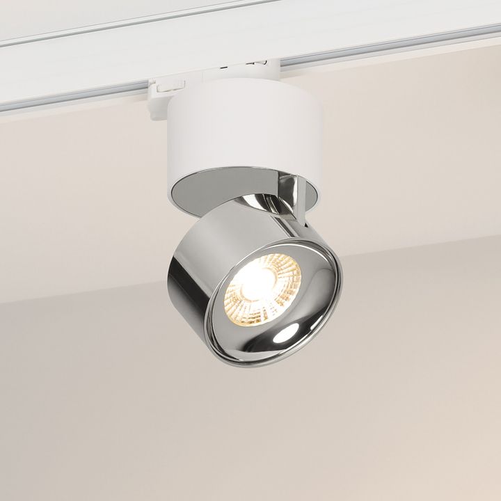 Светильник SP-PLURIO-TRACK-4TR-R77-9W Day4000 (WH-CHR, 36 deg, 230V) Arlight 038104