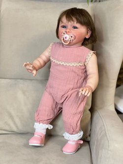 Кукла Реборн мягконабивная 60см в пакете (FA-578)