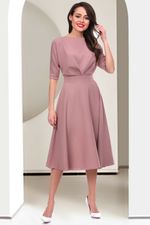 Платье БР-Леди Лаура (лиловая пудра)