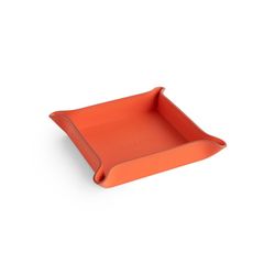 Лоток из двухслойной кожи Cuoietto с металлической вставкой 45*240*240 (TBCMet45-240-240) 3