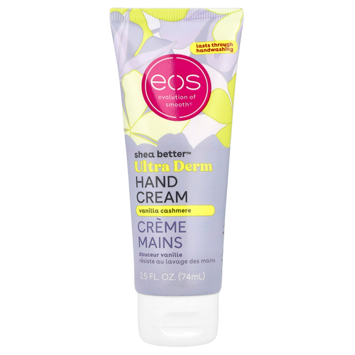 EOS, Shea Better™, крем для рук Ultra Derm, ваниль и кашемир, 74 мл (2,5 жидк. унции)