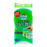 Трехслойная губка для ванной и кухни с жестким верхним слоем и антибактериальной пропиткой Kikulon Soft Bath Sponge Scouter Non Scratch 1шт