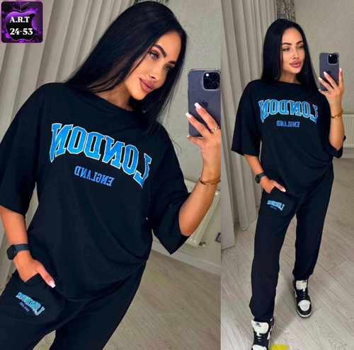 Костюм двойка с футболкой