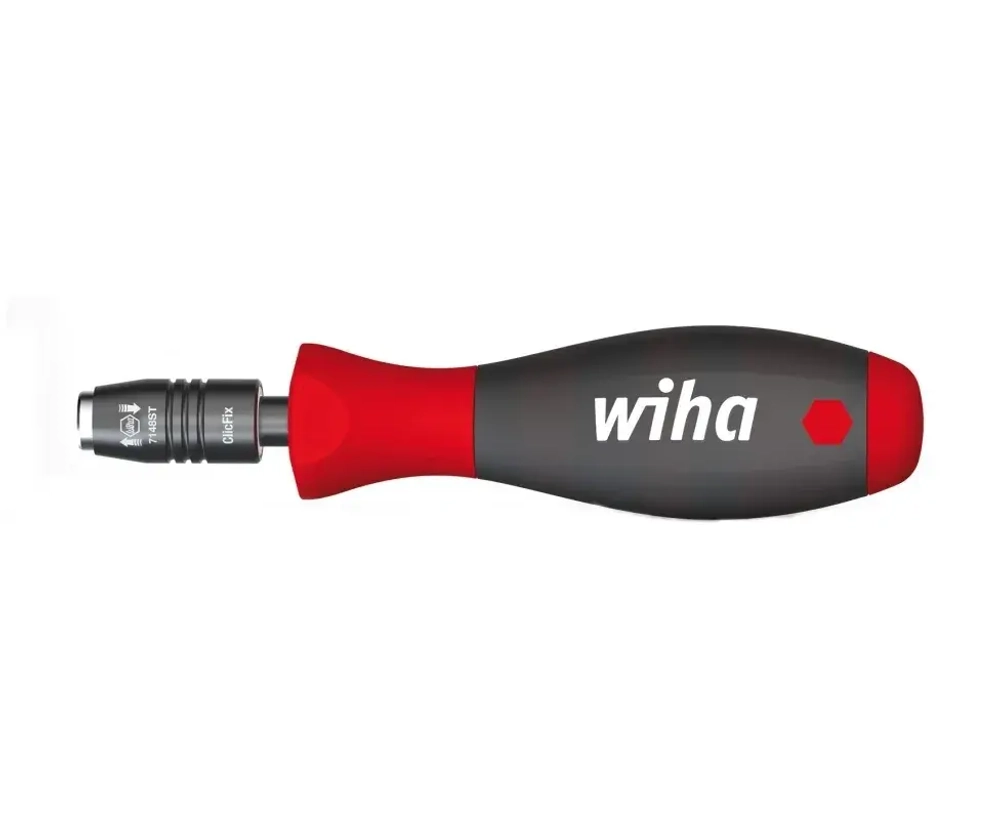 Отвертка с держателем для бит SoftFinish CentroFix 1/4" x 38 мм, с механической блокировкой WIHA 40331