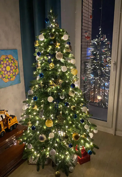 Искусственная новогодняя елка Царь Елка Афродита, литая, 180 см