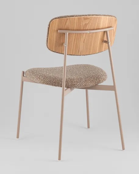 Стул Talio, коричневый, бежевые ножки