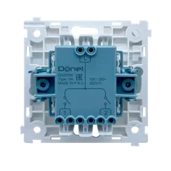 Donel R98 механизм жалюзийного выключателя клавишный 10 A 250 В~, серия DA