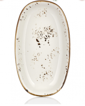 Блюдо овальное "Elegance" 24*14см. фарфор By Bone