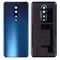 Задняя крышка для OnePlus 7 Pro синяя матовая (Nebula Blue) со стеклом камеры