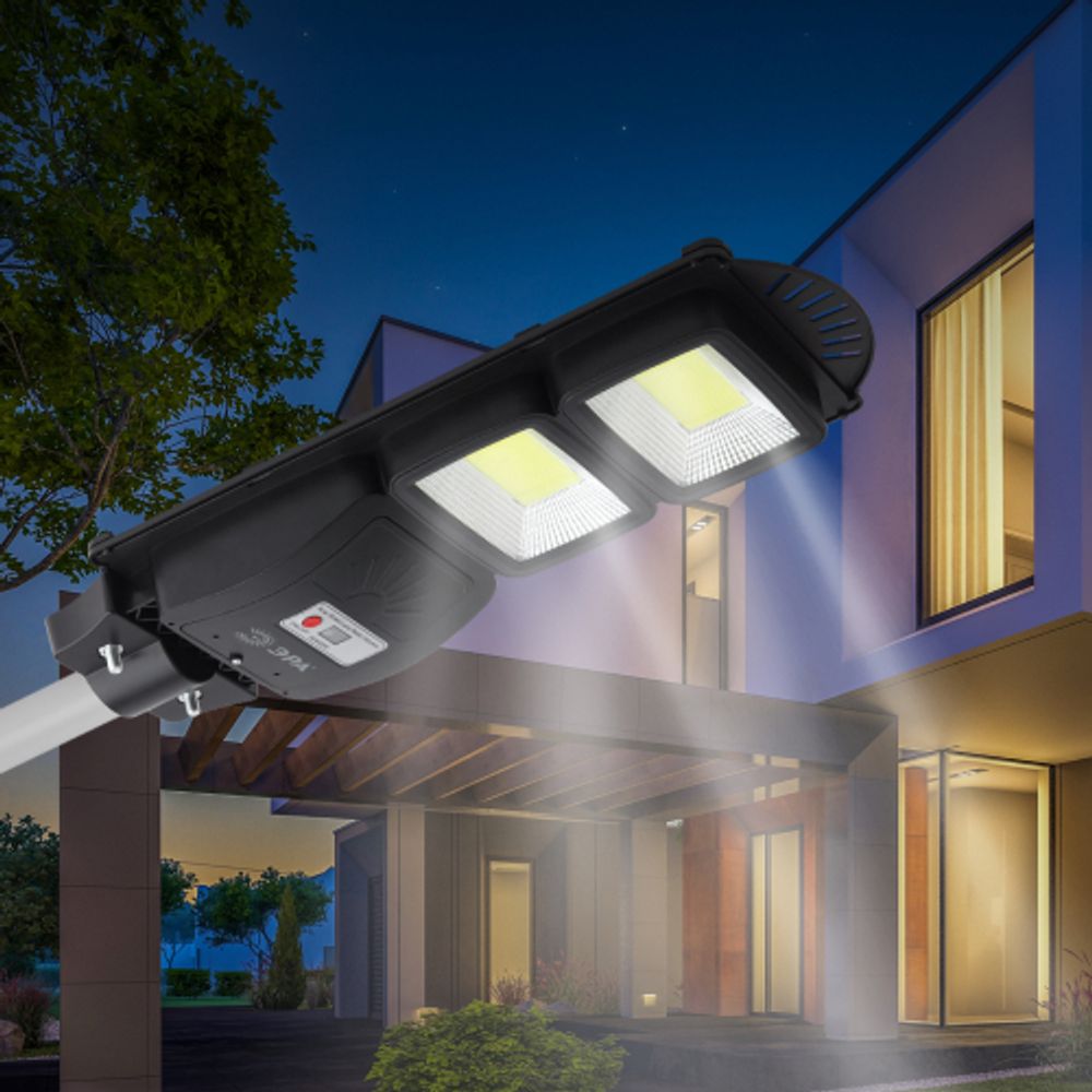 ЭРА Консольный светильник на солн. бат.,COB,40W, с датч. движ.,ПДУ,750lm, 5000К, IP65 | Уличное освещение на солнечных батареях