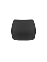 black skirt short