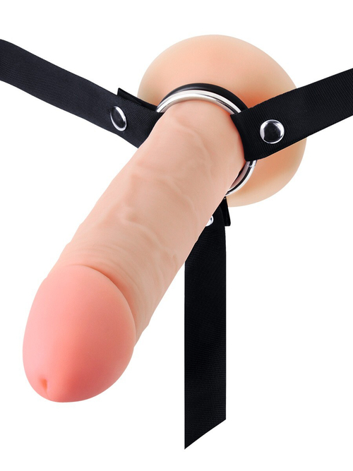 Мужской полый страпон (фаллопротез) 22см Bior Toys Sex Expert SEM-55297