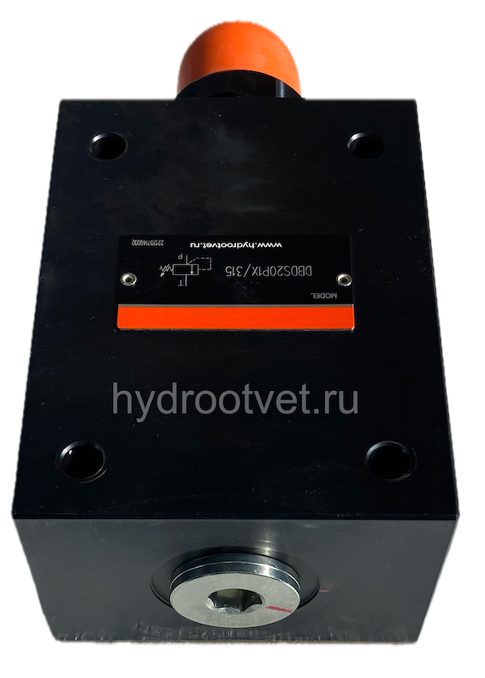 DBDS10P1X/25 - Предохранительный клапан прямого управления Ду10, давление регулировки до 25 бар, тип монтажа - на плиту, элемент регулировки S = винт