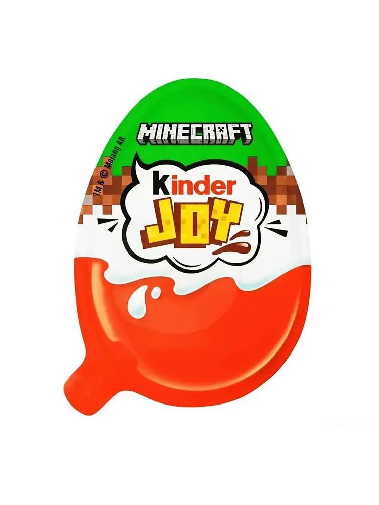 Шоколадное яйцо Kinder Joy Майнкрафт
