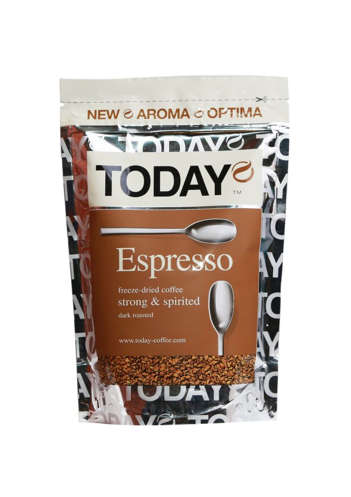 Кофе Today Espresso растворимый дойпак 150 г.